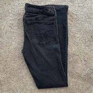 American Eagle Black Jegging Jeans size 6